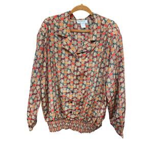 Vintage 70s Truffles Women 26 Blouse Lightweight Retro Groovy California Blouse